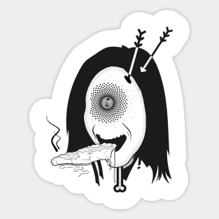 Black & white Elegant Art 9 Sticker